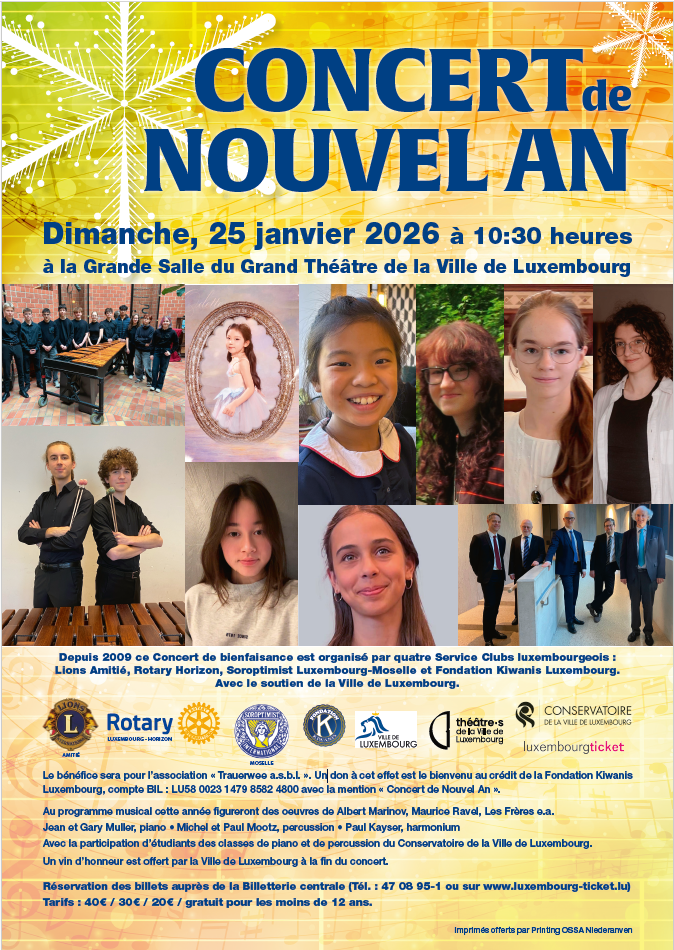 Concert de Nouvel An du LC Amitié
